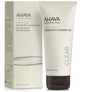 Ahava New Sealed Time To Clear Refreshing Deep Daily Cleansing Gel 3.4 Fl Oz